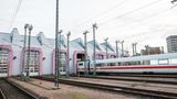 Einfahrt ins ICE-Werk Eidelstedt