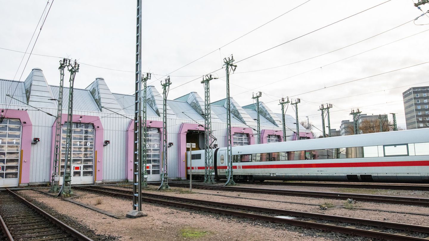 ICE-Werk Eidelstedt Einfahrt ins ICE-Werk Eidelstedt