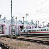 Einfahrt ins ICE-Werk Eidelstedt