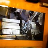 Schleifen eines ICE-Rades