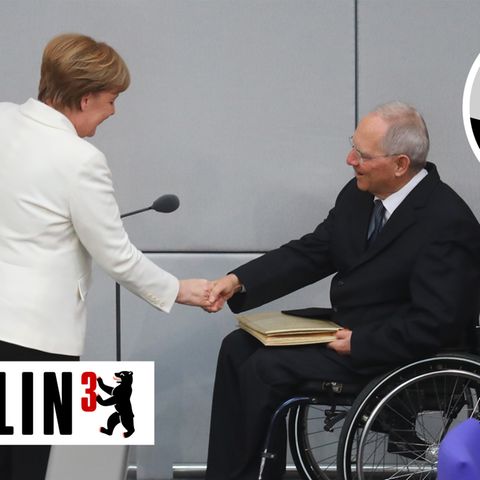 Auf Konfrontationskurs: Vor dem CDU-Parteitag spricht Schäuble Merz die Unterstützung zu