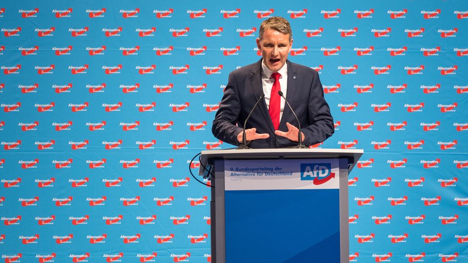 Björn Höcke, Rechtsaußen und Thüringer Partei- und Fraktionschef der AfD