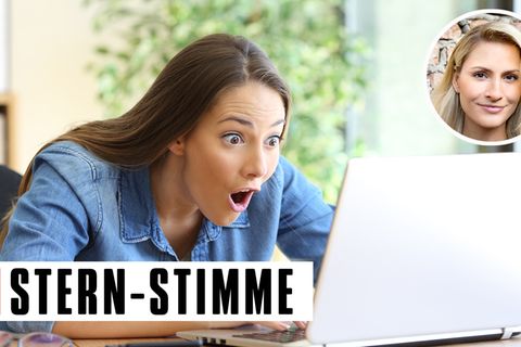 Junge Frau beim Onlineshopping