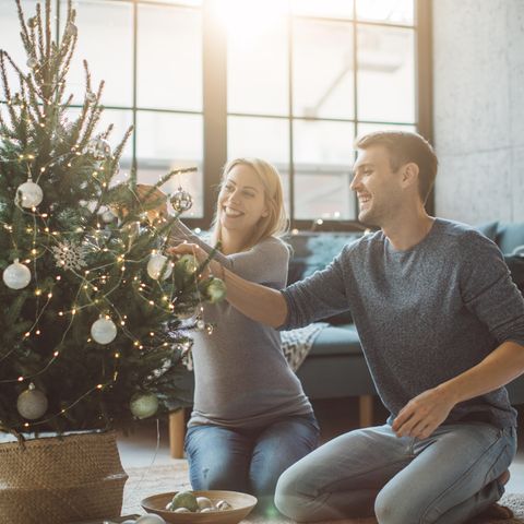 Weihnachtsbaum im Topf