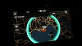 Die Reichweite wird im Navigationssystem angezeigt