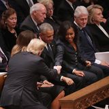 Trauerfeier George H.W. Bush - Trump, Obama, Clinton, Carter