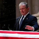 Trauerfeier Bush - George Bush nimmt Abschied