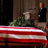 Trauerfeier George H.W. Bush - Trauerrede von George W. Bush