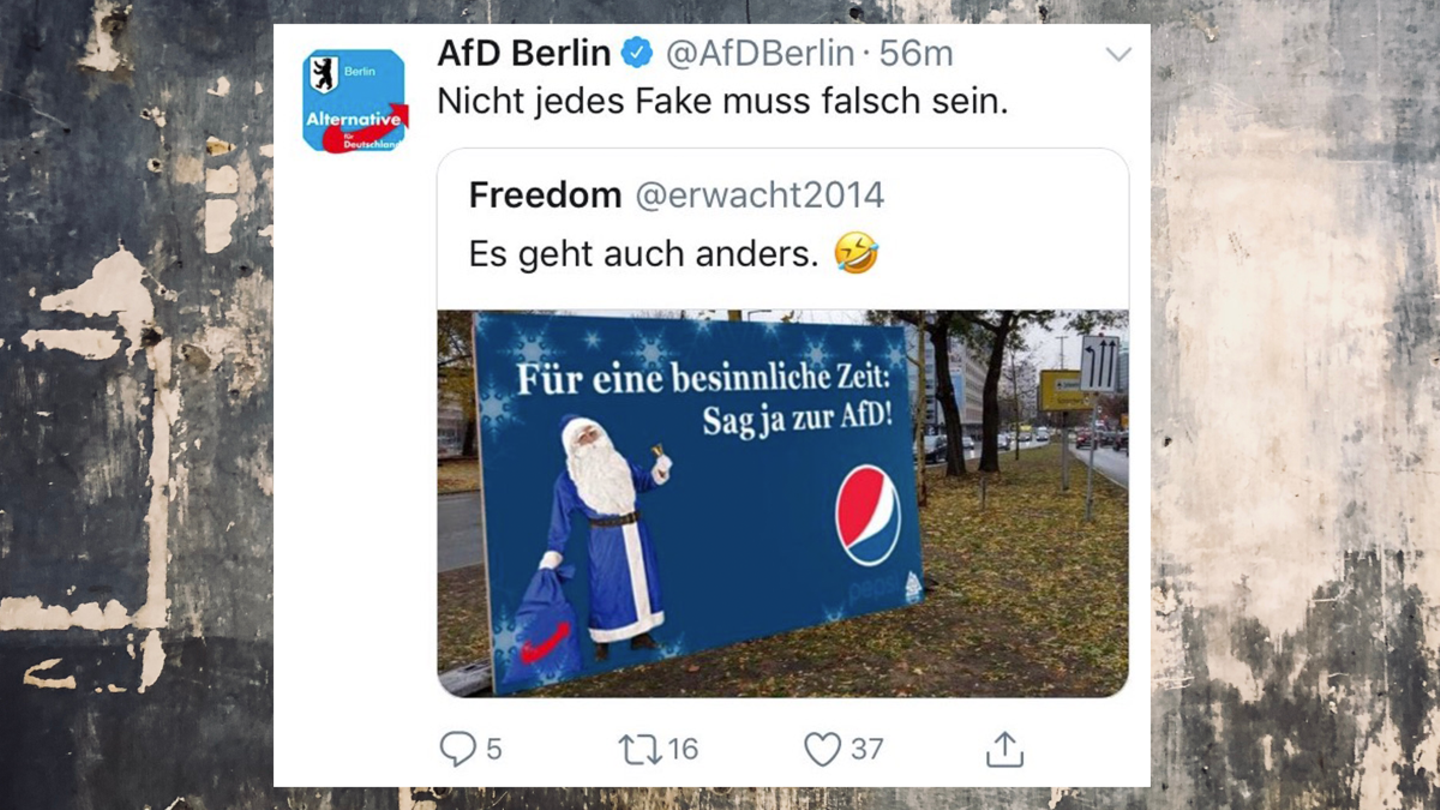 Sag Ja Zur Afd Pepsi Fake Plakat Aufgetaucht Jetzt Droht Arger Stern De