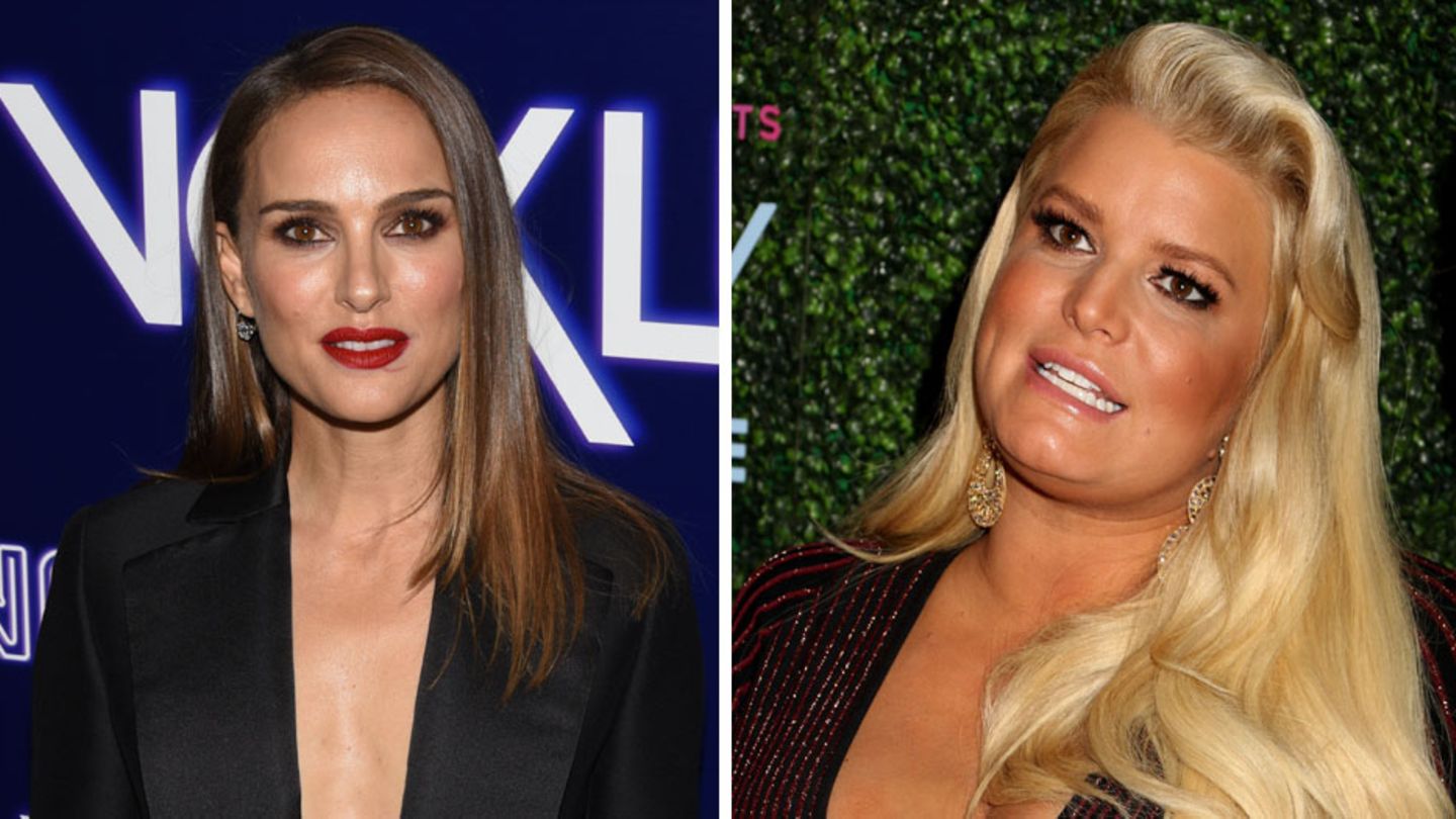Natalie Portman Jessica Simpson