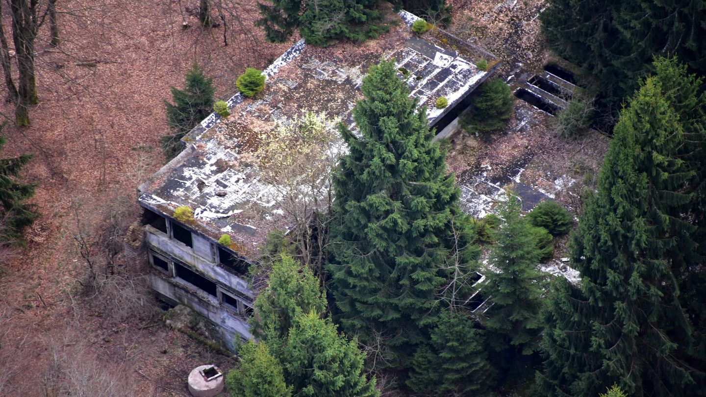 Im Rohbau stecken geblieben: Seit 1956 ruhen die Arbeiten an der Villa bei Prüm