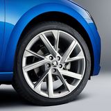 Auch beim Skoda Scala machen große Räder etwas her