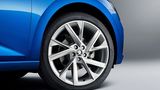 Auch beim Skoda Scala machen große Räder etwas her
