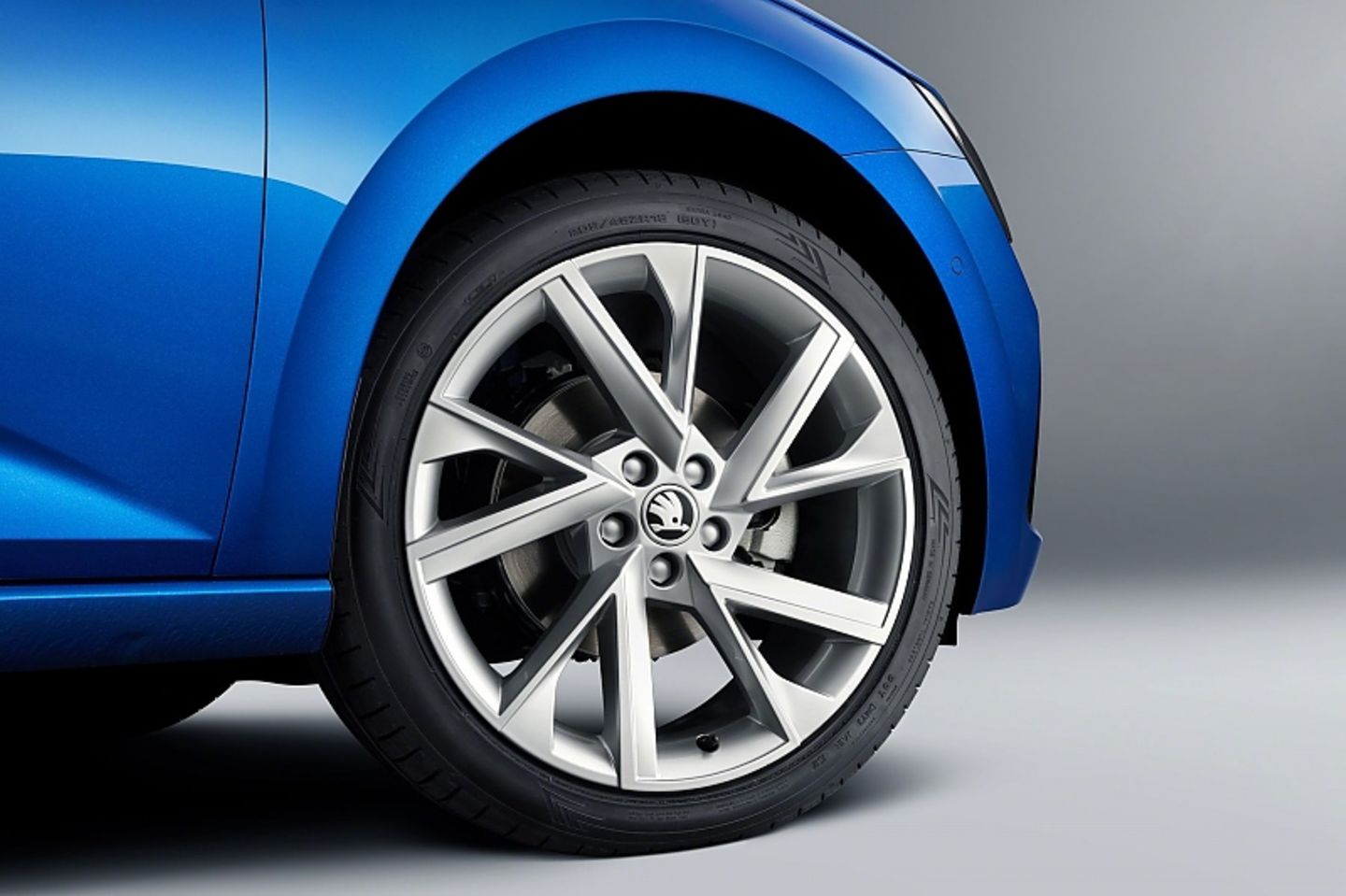 Auch beim Skoda Scala machen große Räder etwas her