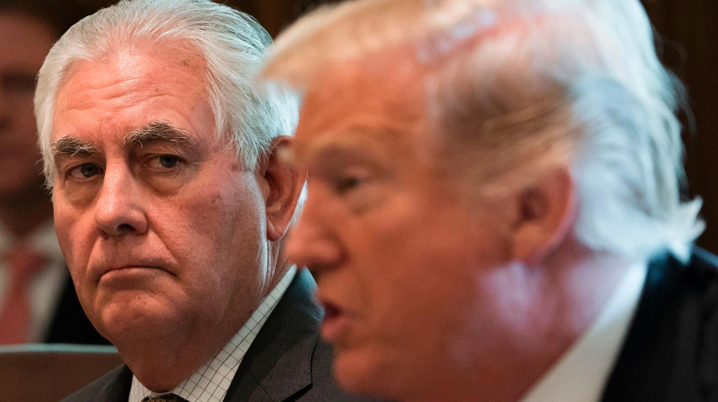 Rex Tillerson und Donald Trump