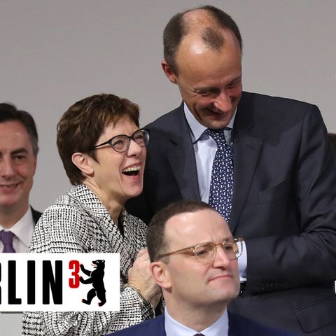 berlin3 - cdu-parteitag - sieger und verlierer