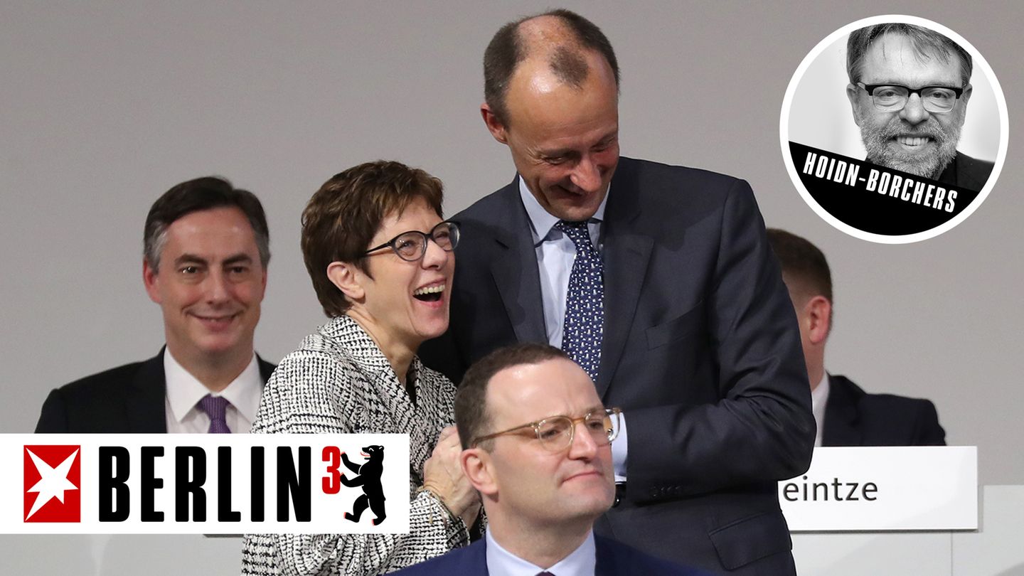 berlin3 - cdu-parteitag - sieger und verlierer