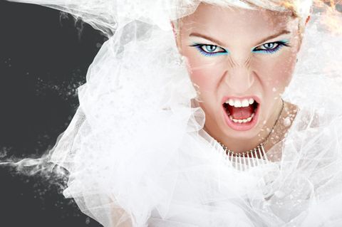 Das Hochzeitsmotto kann zu Aggressionen führen – bei der Braut und bei den Gästen 