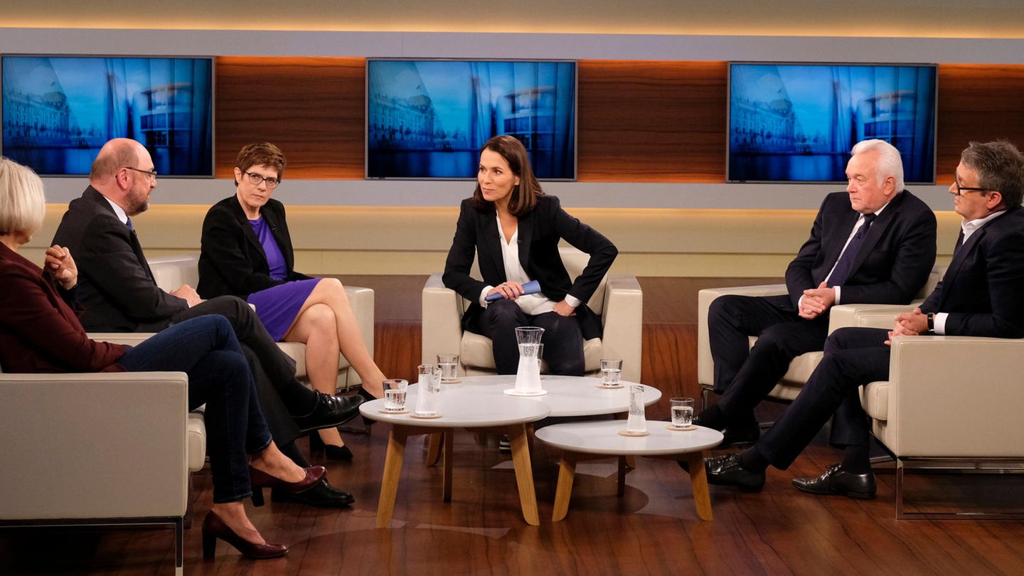Teilnehmer der Sendung "Anne Will" am 9.12.2018