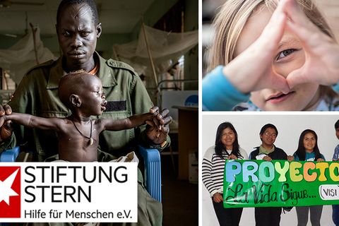 Die Stiftung stern unterstützt zahlreiche Initiativen im In- und Ausland - dank Ihrer Spenden