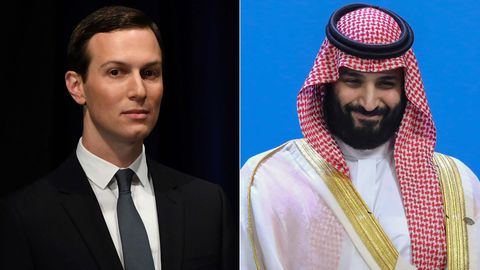 Trumps Schwiegersohn und Berater Jared Kushner soll mit dem saudischen Kronprinzen Mohammed bin Salman informelle Verbindungen unterhalten