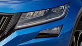 Der Skoda Kodiaq RS kommt serienmäßig mit LED-Scheinwerfern