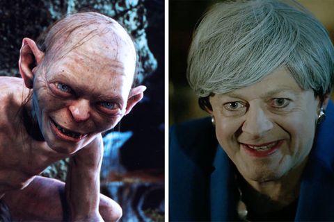 "Mein Brexit!": Theresa May als Gollum – "Herr der Ringe"-Star parodiert Brexit-Chaos
