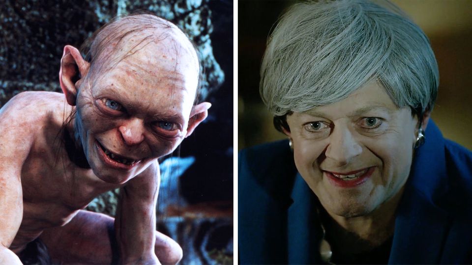 "Mein Brexit!": Theresa May als Gollum – "Herr der Ringe"-Star parodiert Brexit-Chaos "Mein Brexit!": Theresa May als Gollum – "Herr der Ringe"-Star parodiert Brexit-Chaos