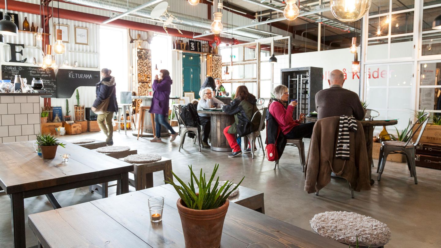 Die Produkte im Café sind Bio und kommen aus der Region.