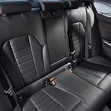 Die Rückbank des BMW 320d der Baureihe G20 / 2019