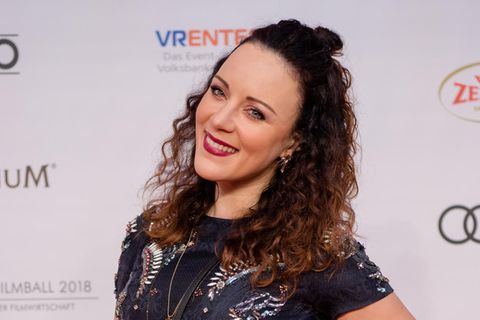 Jasmin Wagner alias Blümchen posiert für die Fotografen