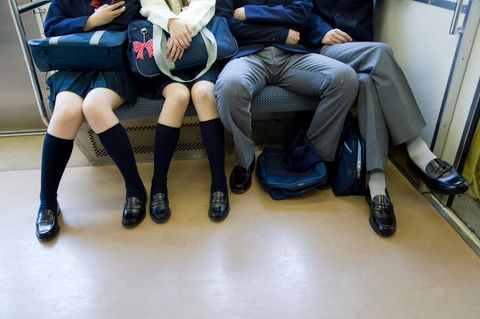 Manspreading in der U-Bahn