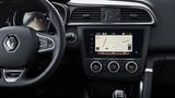 Der Infotainment-Bildschirm ist mit sieben Zoll nicht besonders groß
