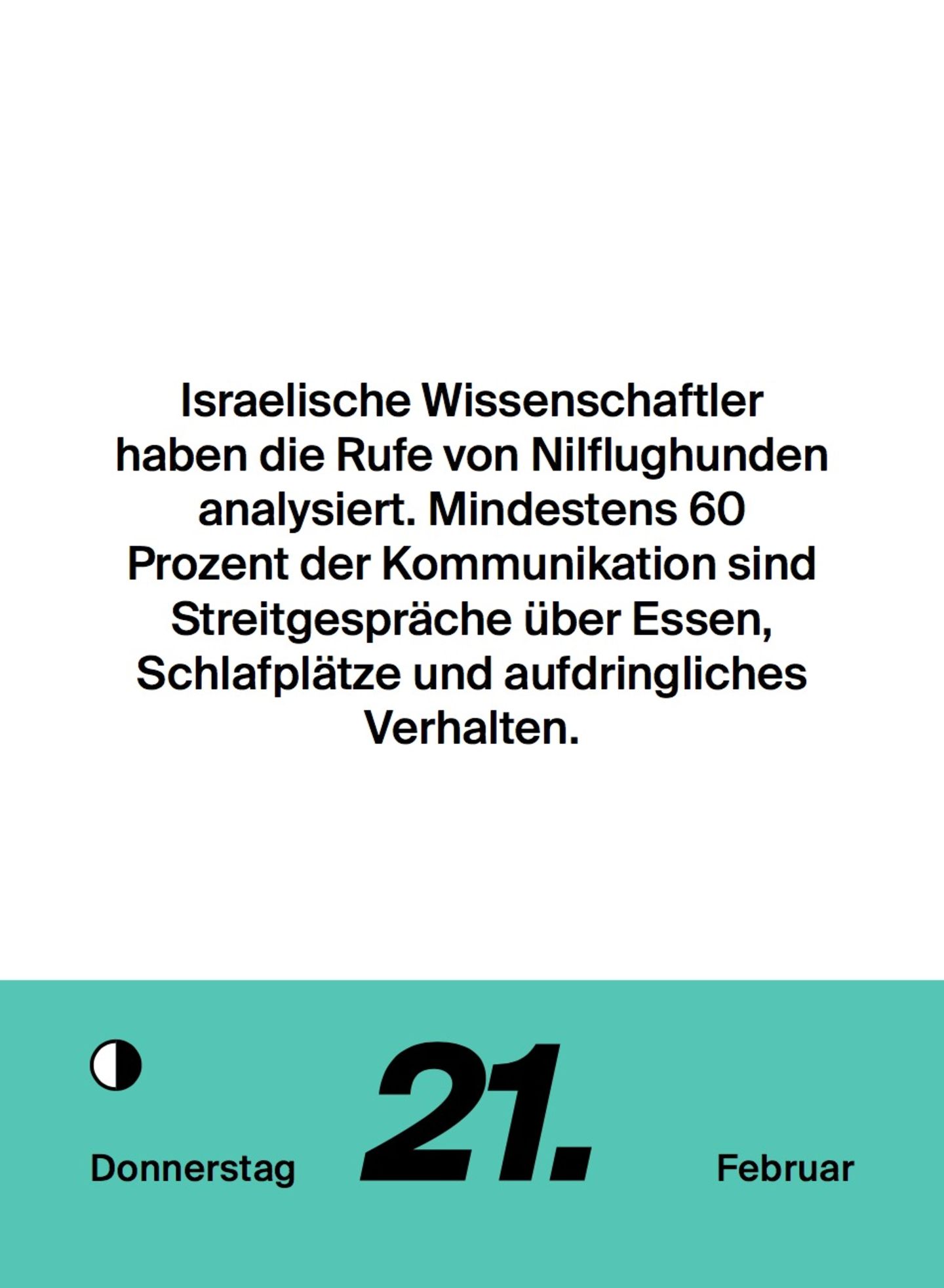 NEON Unnützes Wissen Kalender 2019