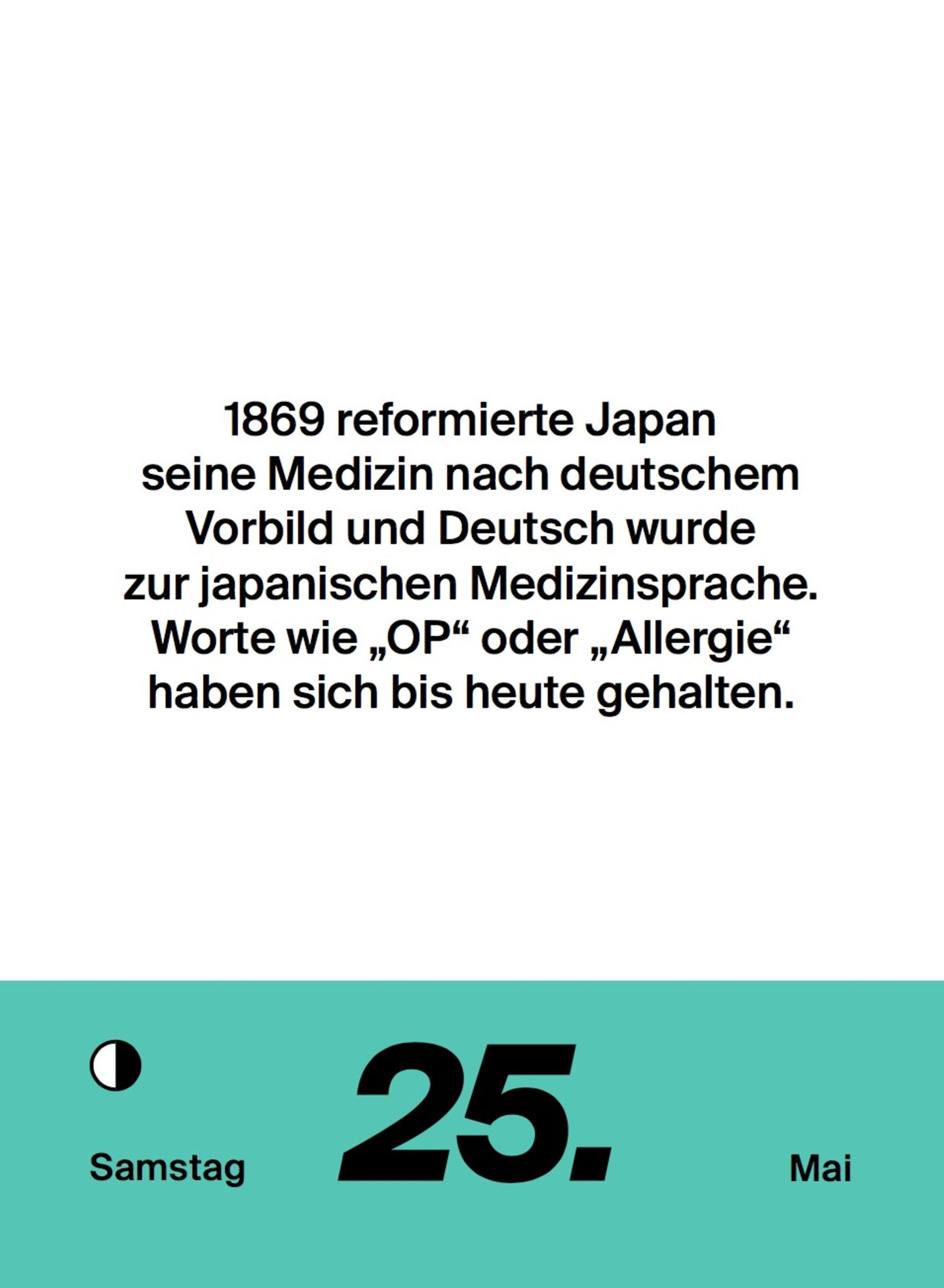 NEON Unnützes Wissen Kalender 2019