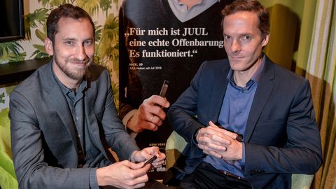 Juul-Gründer Adam Bowen (links) und James Monsees