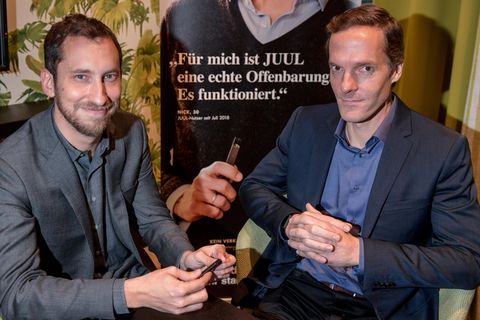 Juul-Gründer Adam Bowen (links) und James Monsees