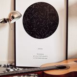 Weihnachtsgeschenk: Persönliche Sternenkarte