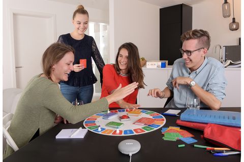 Das "Know!"-Brettspiel funktioniert mit dem Google Assistant