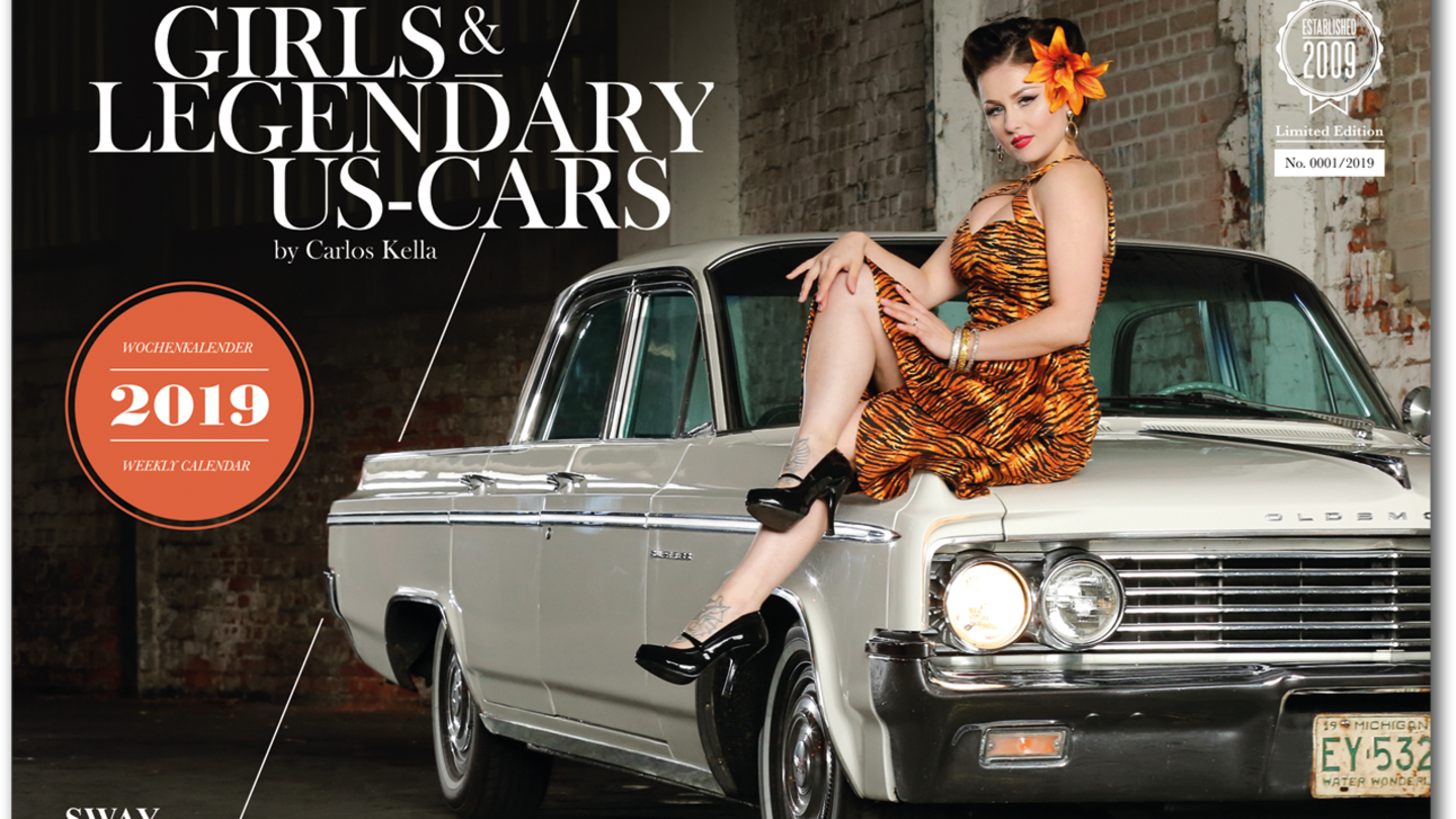 Girls & legendary US-Cars: GIRLS & LEGENDARY US-CARS Wochenkalender 2019 Limitierte Auflage: 2019 Stück Format: 42 x 30,7 cm Preis: EUR 39,90 GIRLS & LEGENDARY US-CARS Wochenkalender 2019 Limitierte Auflage: 2019 Stück Format: 42 x 30,7 cm Preis: EUR 39,90