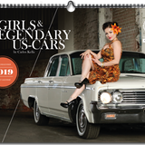 GIRLS & LEGENDARY US-CARS   Wochenkalender 2019  Limitierte Auflage: 2019 Stück  Format: 42 x 30,7 cm  Preis: EUR 39,90