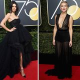 Golden Globes, Los Angeles  Das Jahr 2018 begann modisch gesehen ziemlich düster. Zur Verleihung der Golden Globes im Januar kamen alle weiblichen Stars in Schwarz, um damit auf die "Time's Up"-Bewegung aufmerksam zu machen, die Opfern sexueller Gewalt eine Stimme geben soll. Model Kendall Jenner (r.) sowie die Schauspielerinnen Kate Hudson und Diane Kruger (r.) folgten dem Aufruf.