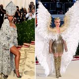 Met Mode Gala, New York  Die Gala im New Yorker Metropolitan Museum gilt als DAS Highlight der Modebranche. In diesem Jahr vereinten sich Fashion und katholische Kirche. Wie das aussieht, demonstrierten Stars wie Katy Perry (M.) oder Sarah Jessica Parker. Während sich die eine Engelsflügel umschnallte, balancierte die andere eine komplette Krippe auf dem Kopf. Die Kopfbedeckung von Sängerin Rihanna erinnerte sogar an die Mitra des Papstes. Immerhin war die Veranstaltung extra von der Kirche abgesegnet worden.