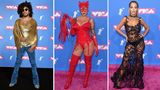 MTV Video Music Awards, New York  Bei diesen Outfits wurde die Musik fast zur Nebensache: Lenny Kravitz, Amber Rose und Rita Ora (r.) waren drei Promis, die mit ihrer Kleiderwahl bei den MTV Video Music Awards für Erstaunen sorgten - und das nicht unbedingt im positiven Sinne.