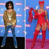 MTV Video Music Awards, New York  Bei diesen Outfits wurde die Musik fast zur Nebensache: Lenny Kravitz, Amber Rose und Rita Ora (r.) waren drei Promis, die mit ihrer Kleiderwahl bei den MTV Video Music Awards für Erstaunen sorgten - und das nicht unbedingt im positiven Sinne.