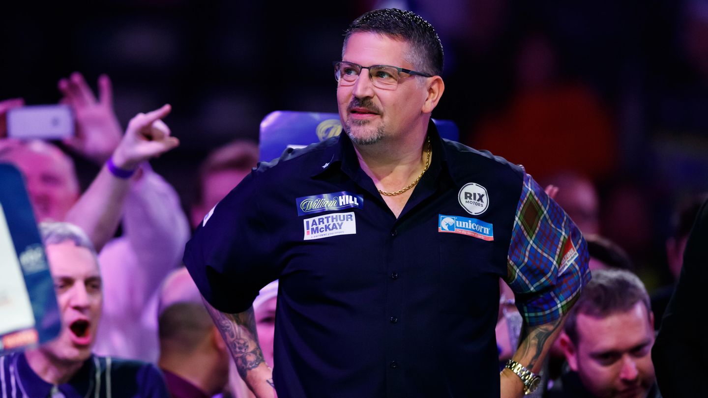 Gary Anderson gibt sich keine Böße im Auftakt-Match