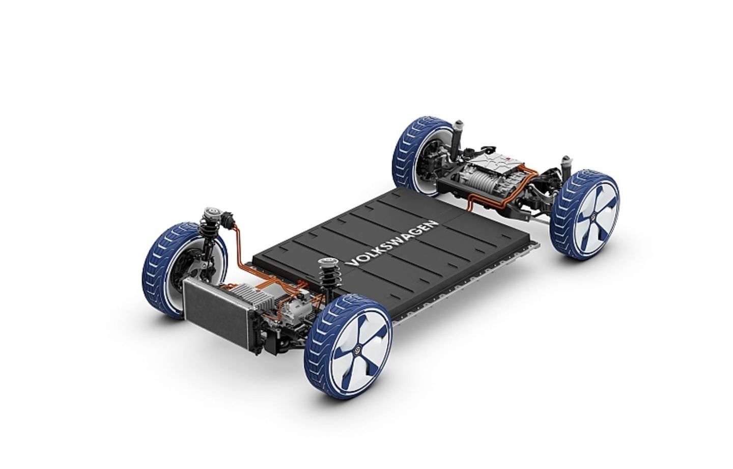 VW I.D. - die Akkus sind im Boden verbaut