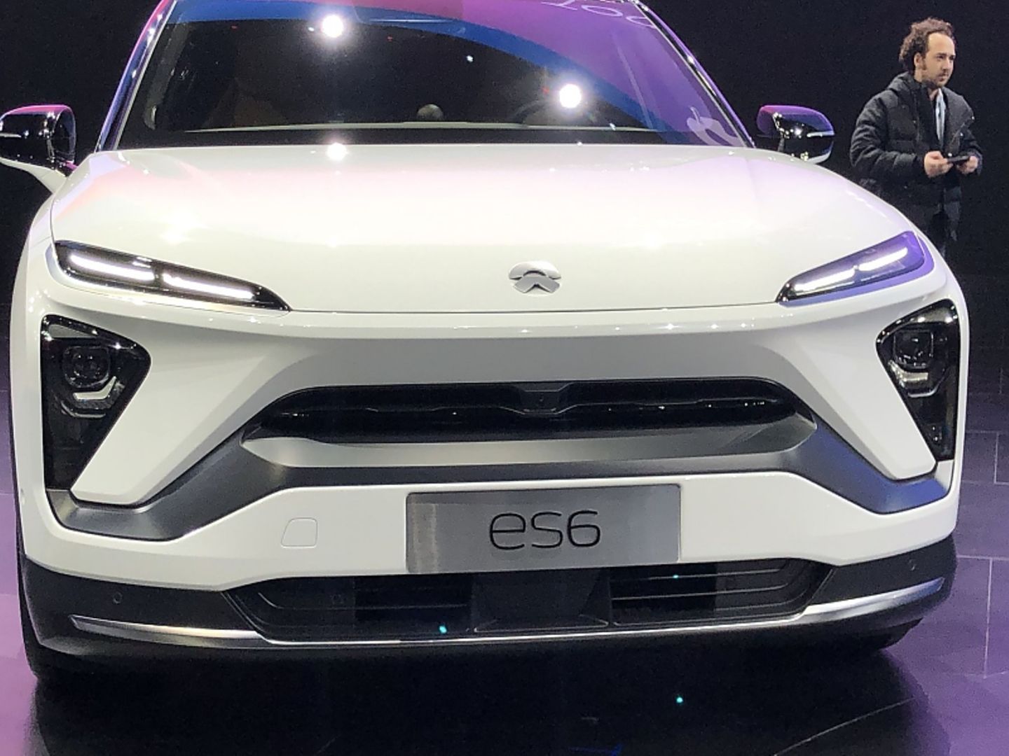 Die Front des Nio ES6 ist gefälliger, als die des Nio ES8 -auch der Kühlergrill ist schmaler