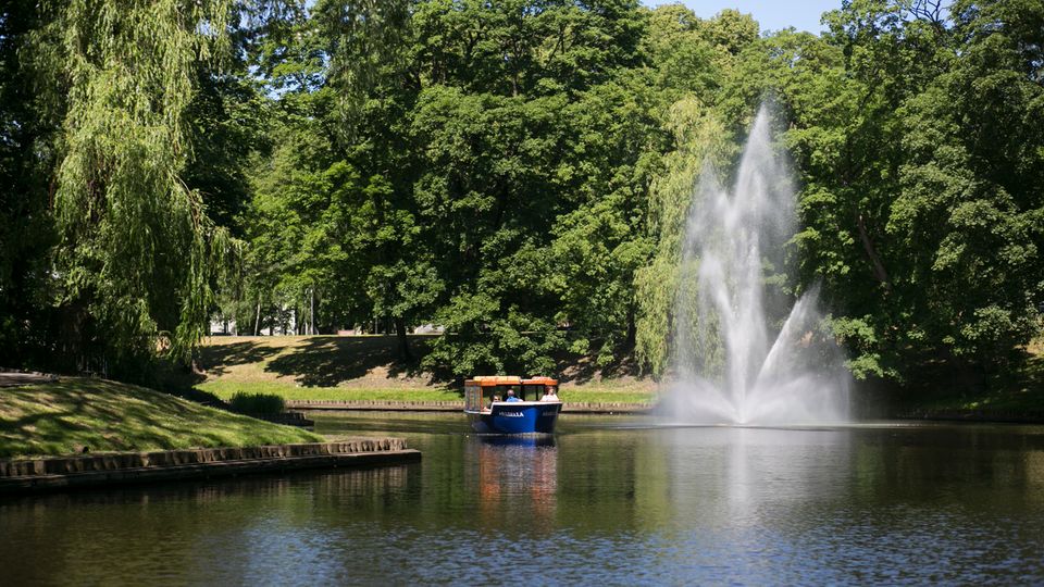 Städtereise Baltikum: Der Stadtkanal ist aus Rigas altem Festungsgraben entstanden Der Stadtkanal ist aus Rigas altem Festungsgraben entstanden