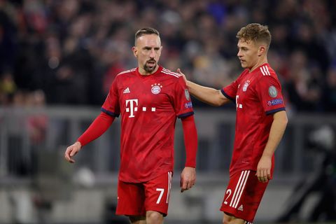 Franck Ribery und Joshua Kimmich stehen mit dem FC Bayern vor einer schwierigen Aufgabe im Achtelfinale.